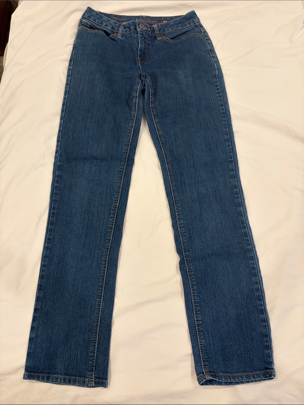 Faded Glory Women's Straight Leg Denim Jeans size 6